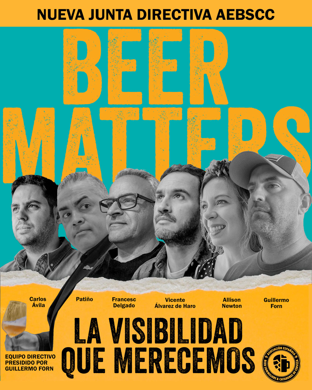 Junta Directiva AEBSCC Asociación Beer Sommeliers